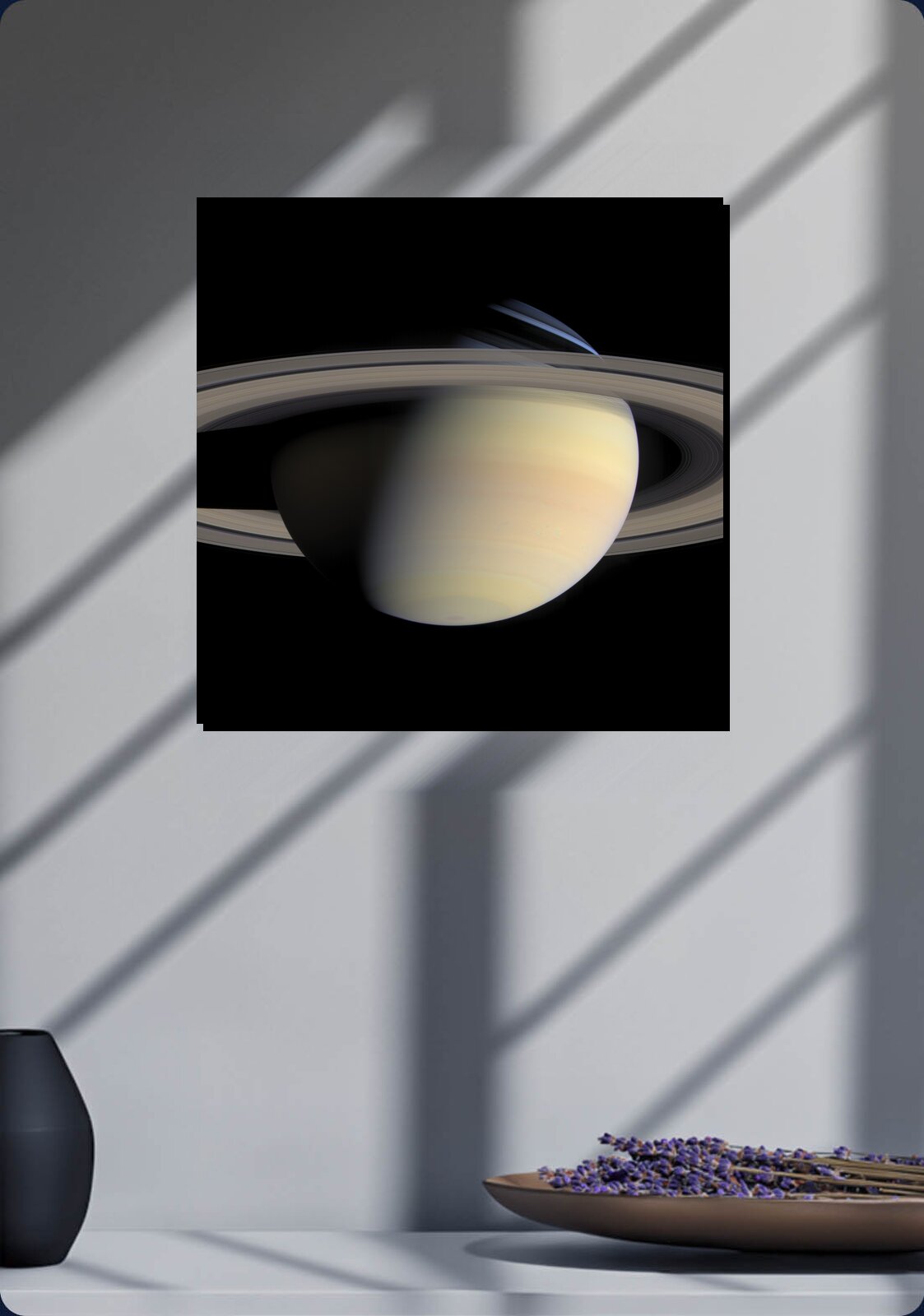 Saturn on the wall